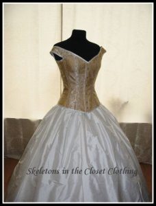 Elisa's wedding gown