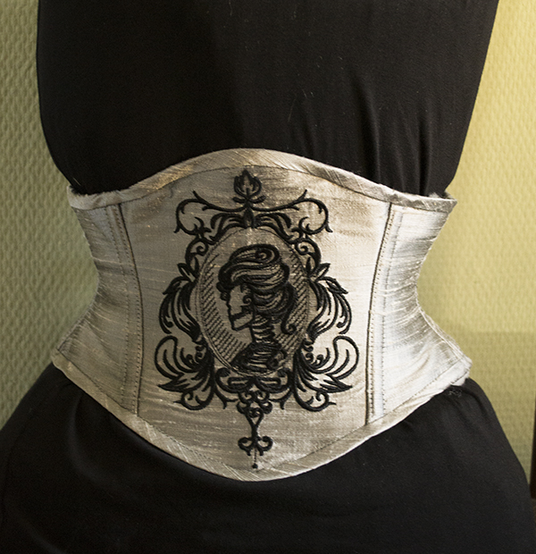 Skeleton waspie/belt corset — Skeletons in the Closet Couture and Corsetry